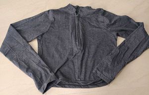 Gray Long Sleeve Top, M Size
