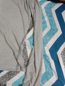 Gray Long Sleeve Tee