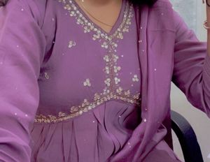 Alia Cut Kurta Set With Dupatta