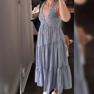 Striped Maxi Dress Size M/L
