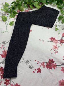 Women’s One-Shoulder Long-Sleeve Crop Top