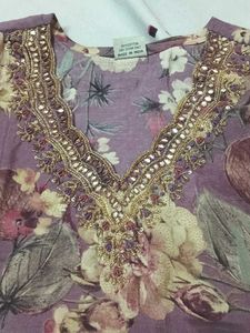 Floral Print Kurta Set