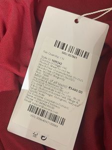 Elegant Red One-Shoulder Gown