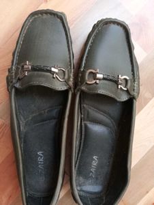 Dark Olive Green Loafers