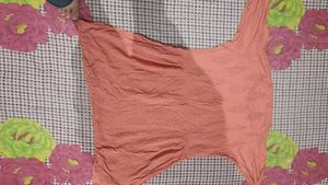 Peach color kurta