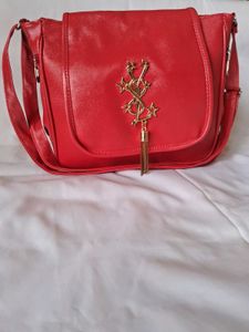 Red Satchel Bag