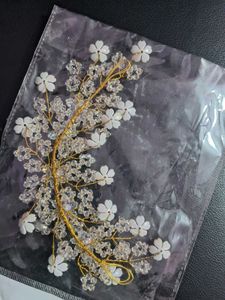 Floral Crystal Hair tiyara