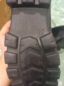 Black Open Shoe .