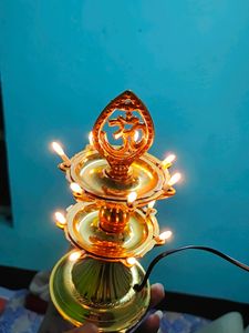 14 Led Electric Diya For Pooja (2. Levels) #NEW