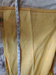 Elegant Embroidered Yellow Kurta