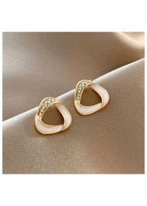 Triangle Rhinestone Earrings