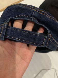 Denim &amp; Black Caps New
