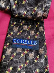 Corelle Men Patterned printed Black Tie
