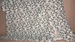 Floral Printed Puff hand Dress