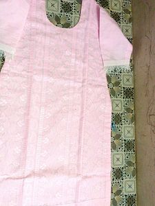 Sequence Work Mein Chicken Cotton Ka Kurta