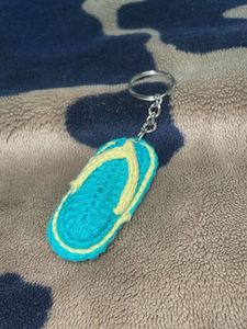 Crochet Flip Flop Keychain