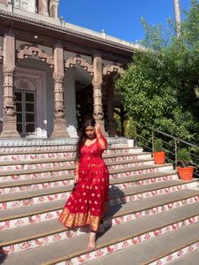 Long anarkali suit full flared( only kurta)