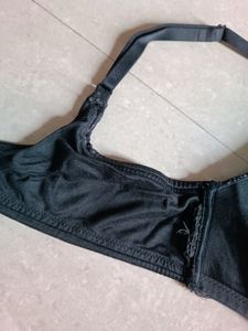 Sexy Soft Silk Black Bra