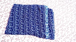 Elegant Blue Floral Saree