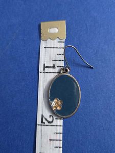 Blue Floral Earrings