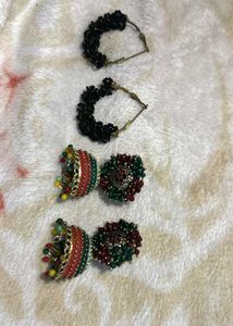 Earrings - Jhumkas &amp; Hoops