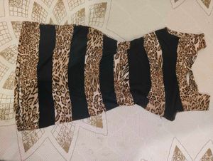Animal Print Mini Dress