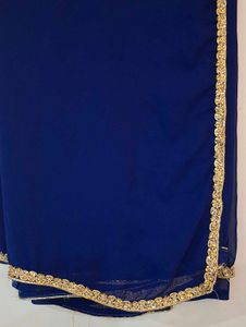 Elegant Blue Saree