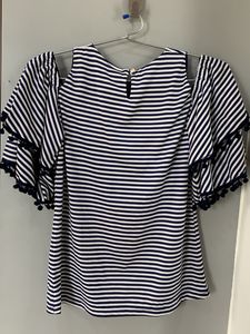 A Beautiful Half-cut Sleeves Top