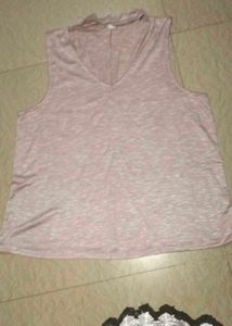 Pink Sleeveless Top