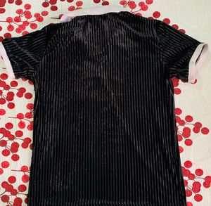 Black Velvet Top