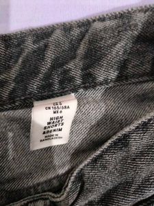 Distressed Denim Shorts