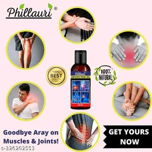 100% Natural Adivasi Pain Oil for Joint Relief - P