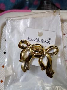 Golden Bow Earrings