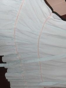 Cute Blue Ruffled Dress