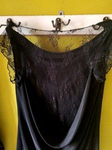 Elegant Black Lace Dress