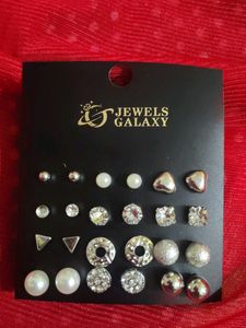Jewels Galaxy Earring Set - 12 Pairs