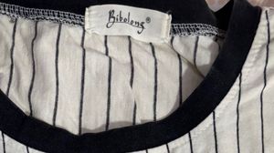Meme Striped Tee
