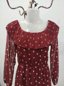 Polka Dot Mini Dress