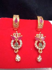 Haaram With Two Set Of Matching Earrings