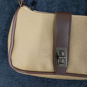 Faux leather Baguette Bag
