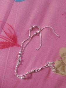 Unused Coated Silver Payal