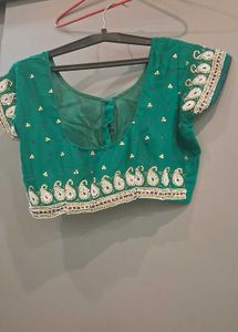 Elegant Green Saree