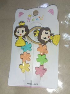 Cute Princess Flower Hair Clips