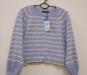 Zudio Crop Lavender Pullover