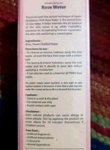 TNW Steam Distilled Rose Water