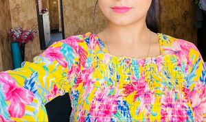 Yellow Branded Top/Tunic