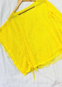 Pinterest Yellow Crochet Top D
