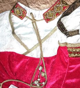 ✨pink 💕 &amp; Gold Embroidered Ethnic Gowns 👗