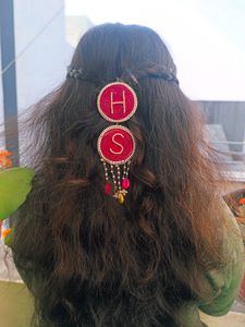 Bridal Text Hair Accessories