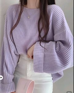 New with tag Pinterest Korean Lavender Knit Sweate